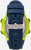 Montre numérique pour garçon avec bracelet bleu, boucle argentée et barrettes apparentes