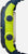 Montre numérique pour garçon, vue de côté avec deux boutons bleu et vert néon