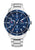 Tommy Hilfiger Herrenquarzuhr: blaues Zifferblatt, Edelstahlarmband, Chrono-Subdials