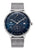Junkers Automatik-Armbanduhr mit blauem Zifferblatt, Metall-Meshband und Datumsanzeige