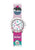 Mädchenarmbanduhr mit rosa Kunstlederband und Cupcake-Zifferblatt, Quarzwerk