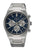 Seiko Herrenuhr mit blauem Zifferblatt und Chronographen-Subdials, Edelstahlarmband