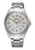 Seiko Prospex Damenuhr: Edelstahlarmband, rundes Gehäuse, Perlmuttzifferblatt, 20 BAR