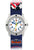 Kinderuhr Scout mit blauem Silikonarmband, rundem Zifferblatt mit Sternen und Scout-Logo