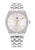 Tommy Hilfiger Damenarmbanduhr mit silbernem Edelstahlband und hellem Zifferblatt