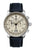 Zeppelin Herren-Chronograph mit Lederarmband, silbernem Gehäuse, Chrono-Subdials & Datumsfenster
