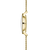 Sternglas Armbanduhr: goldfarbene Seitenansicht mit Meshband, Krone rechts