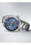 Seiko Prospex Herrenarmbanduhr, blaues Zifferblatt mit GMT-Anzeige, Stahlband im Profil