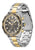Herren-Chronograph BOSS Energy, seitliche Ansicht mit Drückern und zweifarbigem Metallarmband