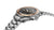 Seiko Prospex Herren-Armbanduhr: Seitenansicht, Krone, Stahlband und braune Lünette