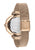 Tommy Hilfiger Damenuhr Alexa, Rückseite sichtbar, roségoldfarb. Mesharmband, rundes Gehäuse