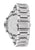 Tommy Hilfiger Herrenarmbanduhr, Rückansicht mit Edelstahlband und Metallgehäuse