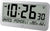 Réveil radio-piloté numérique moderne JVD 20,2 cm Plastique • Radio-piloté • Affichage de la température