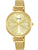 Damen-Armbanduhr von Lorus mit goldfarbenem Milanaiseband und rundem Zifferblatt