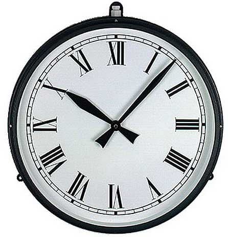 GER-Technik Horloge murale 60 cm Ø acier inoxydable • Mouvement radio-piloté précis • Design intemporel