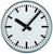 GER-Technik Horloge murale 80 cm Ø Métal • Radio-pilotée • Design robuste