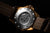 Vostok Europe Herrenuhr: Rückseite mit sichtbarem Uhrwerk und braunem Lederband