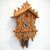 Rombach & Haas TRADITION 3521 Horloge Murale Bois (foncé) • Mouvement Mécanique 8 Jours • Travail de Découpage Sculpté à la Main