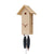 Rombach & Haas Classic SLM3-11 Horloge Murale Bois Naturel • Mouvement Mécanique 8 Jours • Véritable Coucou de la Forêt-Noire