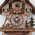 Rombach & Haas Holzhacker 3467 Horloge Murale Bois (foncé) • Mouvement Mécanique 8 Jours • Sculpture sur Bois Filigranée