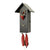 Rombach & Haas Classic SL35 H-2/3 Horloge Murale Noir/Rouge/Or • Mouvement Mécanique 8 Jours • Véritable Coucou de la Forêt-Noire