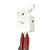 Rombach & Haas Style OD34HG-1/3 Horloge Murale Blanche • Mouvement Mécanique 8 Jours • Véritable Coucou de la Forêt-Noire