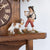 Rombach & Haas Tradition 3465 Horloge Murale Bois (foncé) • Mouvement Mécanique 8 Jours • Coucou Forêt-Noire Sculpté à la Main