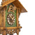 Rombach & Haas Tradition 3421 Horloge Murale Verte • Mouvement Mécanique 8 Jours • Découpage Sculpté à la Main