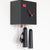 Rombach & Haas KUBUS CU34-2 Horloge Murale Noire • Mouvement Mécanique 8 Jours • Véritable Coucou de la Forêt-Noire