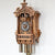 Rombach & Haas TRADITION 4501 Horloge Murale Bois (foncé) • Mouvement Mécanique 8 Jours • Horloge à Coucou Musicale avec Sonnerie à Râteau