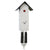 Rombach & Haas Classic SL35-9 Horloge Murale Grise • Mouvement Mécanique 8 Jours • Véritable Coucou de la Forêt-Noire