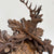 Rombach & Haas Tradition 3550-N Horloge Murale Bois (foncé) • Mouvement Mécanique 8 Jours • Coucou Forêt-Noire Sculpté à la Main