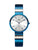 Montre-bracelet UMR RUHLA : cadran bleu, lunette en acier inoxydable, bracelet en métal