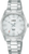 Montre Lorus Solar à 3 aiguilles avec bracelet en métal argenté et cadran blanc