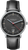 Bracelet de montre pour homme Sternglas avec bracelet en cuir noir et cadran sombre