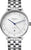 Montre Sternglas pour homme avec bracelet en métal argenté et cadran blanc