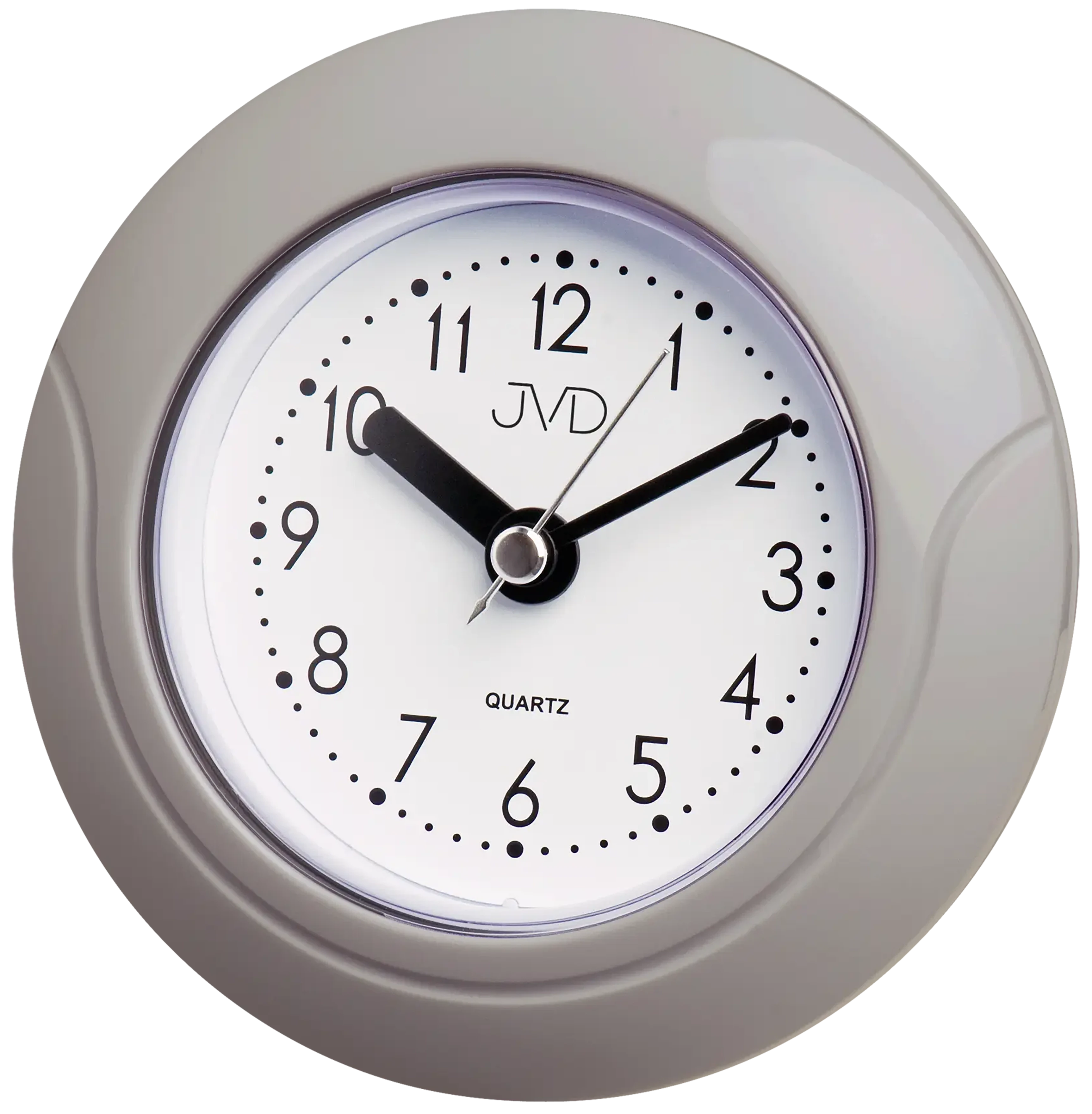 JVD Horloge murale 13,5x13,5 cm plastique • Silencieux • Étanche