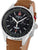 Swiss Military Hanowa Afterburn Herrenchronograph mit schwarzem Zifferblatt und Lederarmband