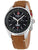 Swiss Military Hanowa Afterburn Herrenchronograph mit schwarzem Zifferblatt, Lederarmband