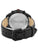 Swiss Military Hanowa Chronograph-Herrenarmbanduhr, Rückseite mit Gehäuse, schwarzes Lederband