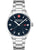 Swiss Military Hanowa Herrenuhr: blaues Zifferblatt, Edelstahlarmband, Datum