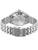 Herrenarmbanduhr Rückseite aus Edelstahl mit Gravur und Gliederarmband