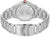 Bracelet de montre pour homme vu de dos, boîtier en acier inoxydable avec fermoir à maillons