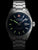 Herrenarmbanduhr Swiss Military Hanowa, schwarzes Zifferblatt, grüne Zeiger, Edelstahlband