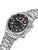 Herrenarmbanduhr Swiss Military Hanowa, schwarzes Zifferblatt, seitliche Krone am Gehäuse