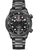 Herrenarmbanduhr Swiss Military Hanowa mit schwarzem Zifferblatt und Metallarmband