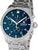 Herren-Chronograph mit blauem Zifferblatt und Edelstahlarmband