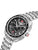 Herren-Chronograph Swiss Military Hanowa seitlich, schwarzes Zifferblatt, Edelstahlarmband