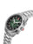 Herren-Chronograph Swiss Military Hanowa seitlich, grünes Zifferblatt, Edelstahlgehäuse
