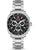 Swiss Military Hanowa Herren-Chronograph 41-mm Uhr mit schwarzem Zifferblatt und Stahlband